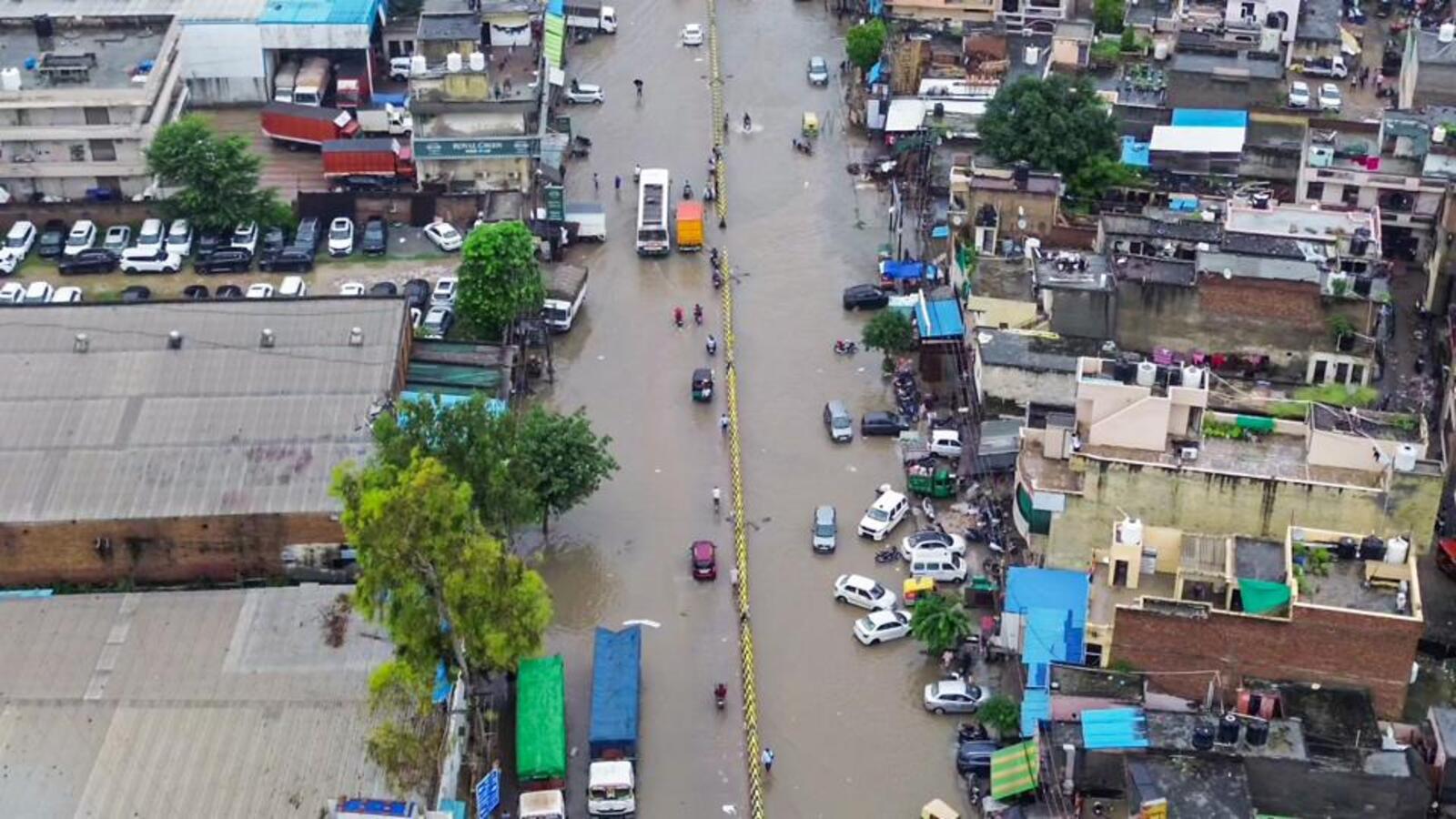 Gurugram inundation in 2025